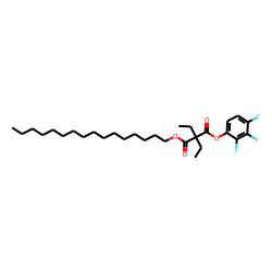 Diethylmalonic acid, hexadecyl 2,3,4-trifluorophenyl ester