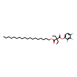 Diethylmalonic acid, octadecyl 2,3,4-trifluorophenyl ester