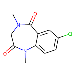3H-1,4-benzodiazepine-2,5-dione, 7-chloro-1,2,4,5-tetrahydro-1,4-dimethyl-