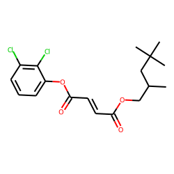 Fumaric acid, 2,4,4-trimethylpentyl 2,3-dichlorophenyl ester