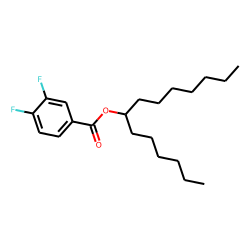 3,4-Difluorobenzoic acid, 7-tetradecyl ester