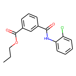 Isophthalic acid, monoamide, N-(2-chlorophenyl)-, propyl ester