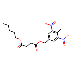 Succinic acid, 3,5-dinitro-4-methylbenzyl pentyl ester