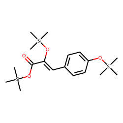 2-Propenoic acid, 2-[(trimethylsilyl)oxy]-3-[4-[(trimethylsilyl)oxy]phenyl]-, trimethylsilyl ester