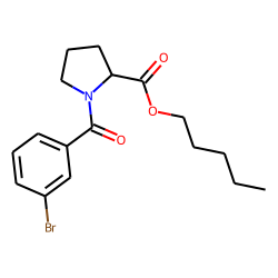 L-Proline, N-(3-bromobenzoyl)-, pentyl ester
