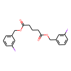 Glutaric acid, di(3-iodobenzyl) ester