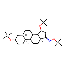 3.alpha.,15.alpha.-dihydroxy-5.beta.-androstan-17-one, MO-TMS