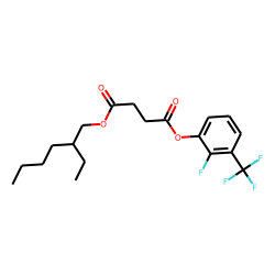 Succinic acid, 2-ethylhexyl 2-fluoro-3-(trifluoromethyl)phenyl ester