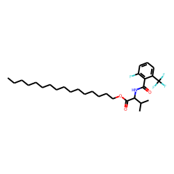 L-Valine, N-(2-fluoro-6-trifluoromethylbenzoyl)-, hexadecyl ester
