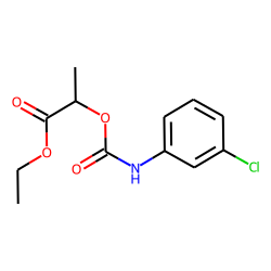 M-chlorocarbanilic acid, ethyl lactate ester