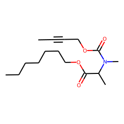 DL-Alanine, N-methyl-N-(byt-2-yn-1-yloxycarbonyl)-, heptyl ester