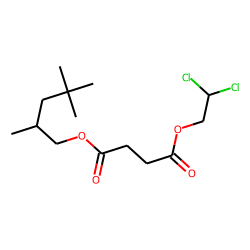 Succinic acid, 2,2-dichloroethyl 2,4,4-trimethylpentyl ester