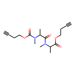 DL-Alanyl-DL-alanine, N,N'-dimethyl-N'-(byt-3-yn-1-yloxycarbonyl)-, byt-3-yn-1-yl ester