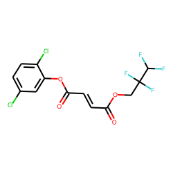 Fumaric acid, 2,5-dichlorophenyl 2,2,3,3-tetrafluoropropyl ester