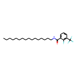 Benzamide, 3-trifluoromethyl-2-fluoro-N-hexadecyl-