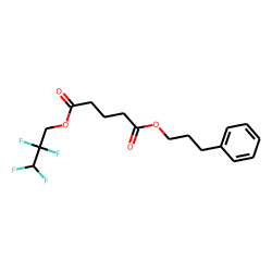 Glutaric acid, 2,2,3,3-tetrafluoropropyl 3-phenylpropyl ester