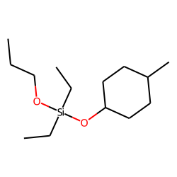 Silane, diethyl(cis-4-methylcyclohexyloxy)propoxy-