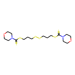 Morpholinecarbodithioic acid, 3,3'-dithiodipropyl ester
