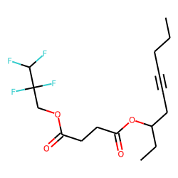 Succinic acid, 2,2,3,3-tetrafluoropropyl non-5-yn-3-yl ester
