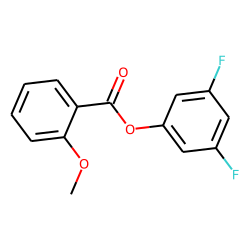 o-Methoxybenzoic acid, 3,5-difluorophenyl ester
