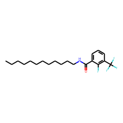 Benzamide, 3-trifluoromethyl-2-fluoro-N-dodecyl-