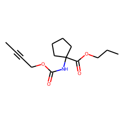 1-Aminocyclopentanecarboxylic acid, N-(but-2-yn-1-yloxycarbonyl)-, propyl ester