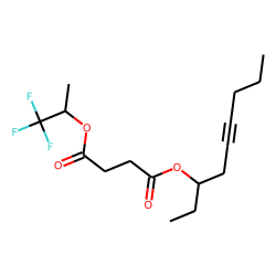 Succinic acid, 1,1,1-trifluoroprop-2-yl non-5-yn-3-yl ester