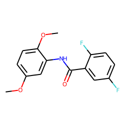 2,5-Difluorobenzamide, N-(2,5-dimethoxyphenyl)-