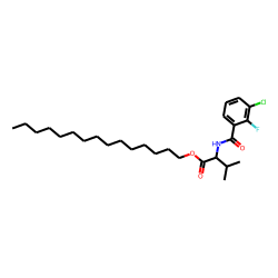 L-Valine, N-(3-chloro-2-fluorobenzoyl)-, pentadecyl ester