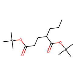 Pentanedioic acid, 2-propyl, TMS