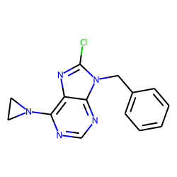 Purine, 6-aziridinyl-9-benzyl-8-chloro-