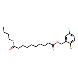 Sebacic acid, 2-bromo-5-fluorobenzyl butyl ester