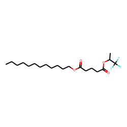 Glutaric acid, 1,1,1-trifluoroprop-2-yl dodecyl ester