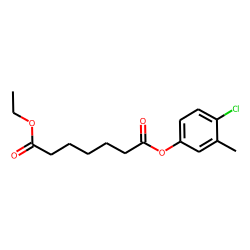 Pimelic acid, 4-chloro-3-methylphenyl ethyl ester