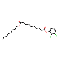 Sebacic acid, 2,3-dichlorophenyl octyl ester