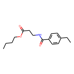 «beta»-Alanine, N-(4-ethylbenzoyl)-, butyl ester