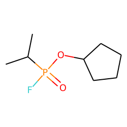 Phosphonofluoridic acid, (1-methylethyl)-, cyclopentyl ester