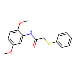 Acetamide, N-(2,5-dimethoxyphenyl)-2-phenylthio-