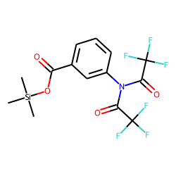3-Aminobenzoic acid, N,N-bis(trifluoroacetyl)-, trimethylsilyl ester