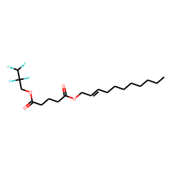 Glutaric acid, 2,2,3,3-tetrafluoropropyl undec-2-enyl ester