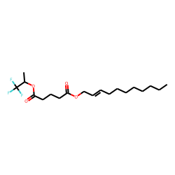 Glutaric acid, 1,1,1-trifluoroprop-2-yl undec-2-enyl ester