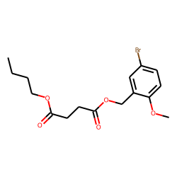 Succinic acid, 5-bromo-2-methoxybenzyl butyl ester