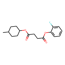 Succinic acid, 2-fluorophenyl trans-4-methylcyclohexyl ester