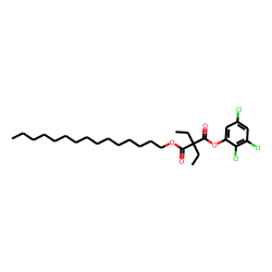 Diethylmalonic acid, pentadecyl 2,3,5-trichlorophenyl ester