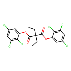 Diethylmalonic acid, di(2,3,5-trichlorophenyl) ester