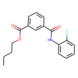Isophthalic acid, monoamide, N-(2-fluorophenyl)-, butyl ester