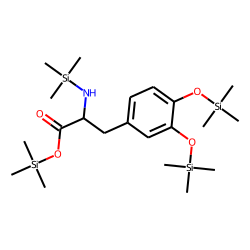 3,4-Dihydroxy-dl-phenylalanine, N,O,O'-tris(trimethylsilyl)-, trimethylsilyl ester