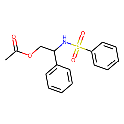 N-(2-Acetyloxy-1-phenyl-ethyl)-benzenesulfonamide