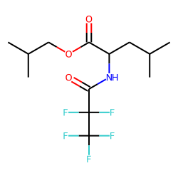 l-Leucine. n-pentafluoropropionyl-, isobutyl ester