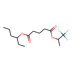 Glutaric acid, 1,1,1-trifluoroprop-2-yl 3-hexyl ester